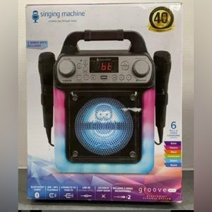 SINGING MACHINE GROOVE MINI KARAOKE